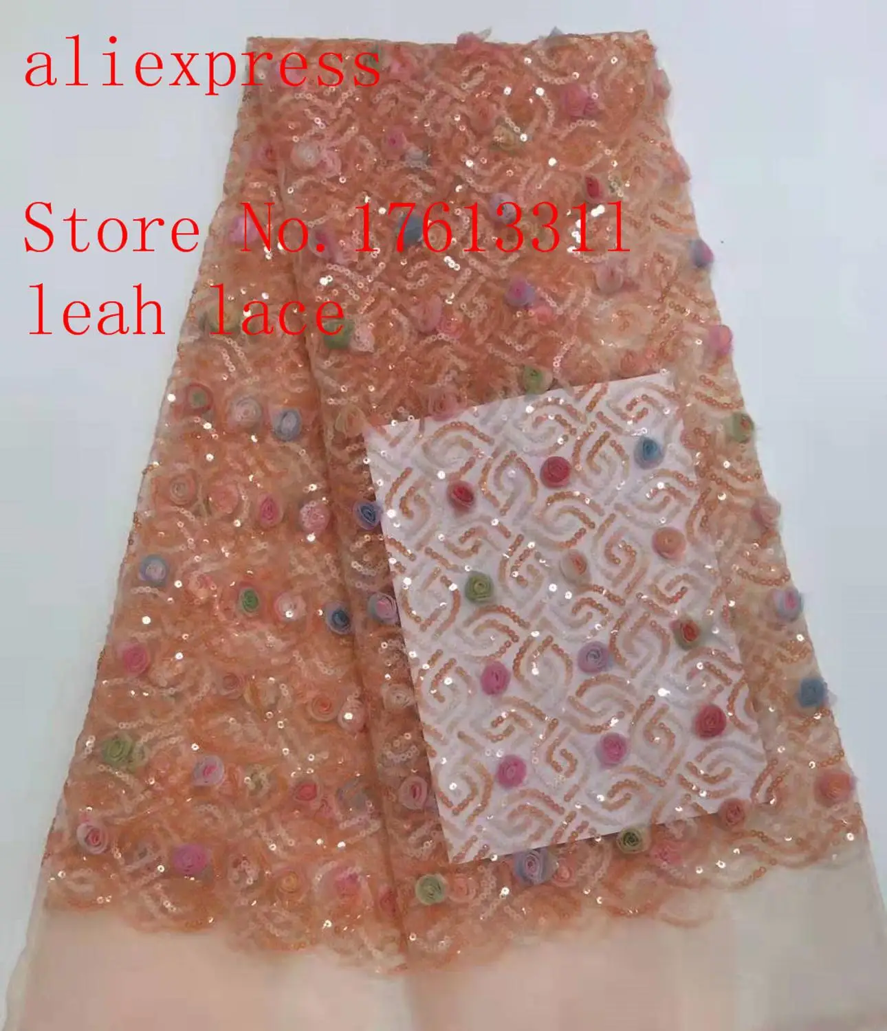 5 ярдов/сумка BH128#3 цвета с блестками лазерные Цветы Ткань во французском стиле используется в свадебных платьях