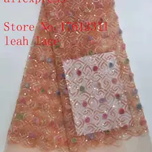 5 ярдов/сумка BH128#3 цвета с блестками лазерные Цветы Ткань во французском стиле используется в свадебных платьях
