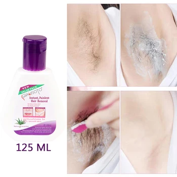 

Latest 125g Hair Removal Cream Essentials Aloe Facial Beard Permanent Smooth Stop Hair Growth Inhibitor Removal Paste