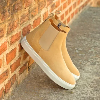

Men's Shoes New for 2020 High Quality Men Ankle Boot Male Vinage Classic Dress Chelsea Winter Zipper Boot Size Shoes 38-48 HA105