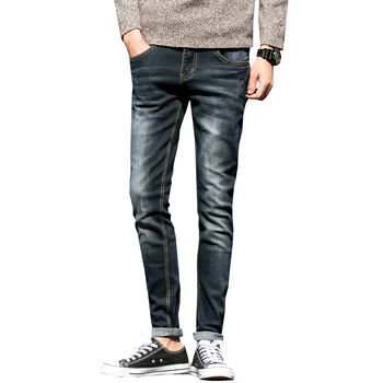 

Mens Jeans Stretch Summer Lightweight Thin Blue Denim Jeans Men Fashion Male Trousers Pants