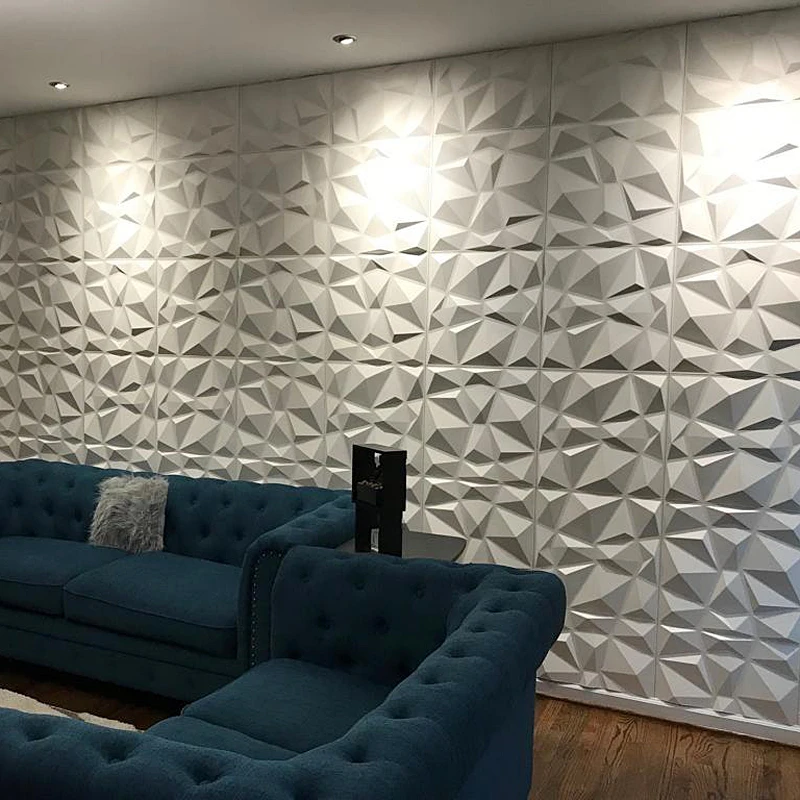 Panel De Pared 3d De 30x30cm, Pegatinas Tridimensionales Para Cubrir Paredes,  Decoración De La Casa, Herramienta De Modelo De Pintura Dorada, Materiales  De Construcción - Adhesivos De Pared - AliExpress