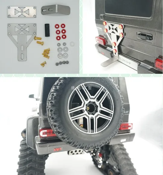 Держатель для запасного колеса из нержавеющей стали 1/10 TRAXXAS TRX4 G500 rc car toy | Игрушки