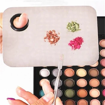 

6 Holes Stainless Steel Paint Palette Tray Mixing Rod Spatula Set For Watercolor Oil Painting Makeup