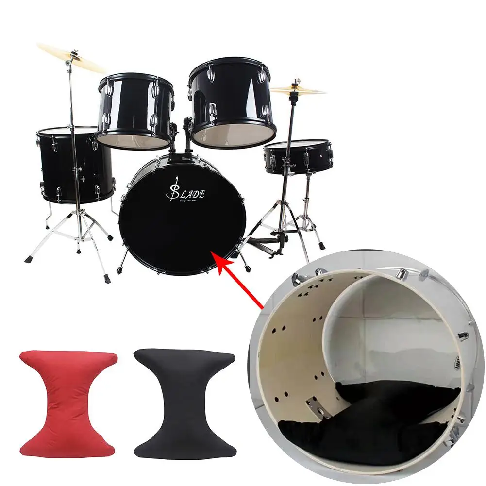 Drum Mute Pad Schlagzeug Dämpfer Bass Drum Zubehör Teile