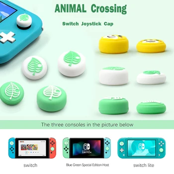 

Animal Crossing Analog Controller Cap For Nintendo-switch Lite Case Joystick Button Cover Thumb Grip Joy-con Stick Cute Cat Paw