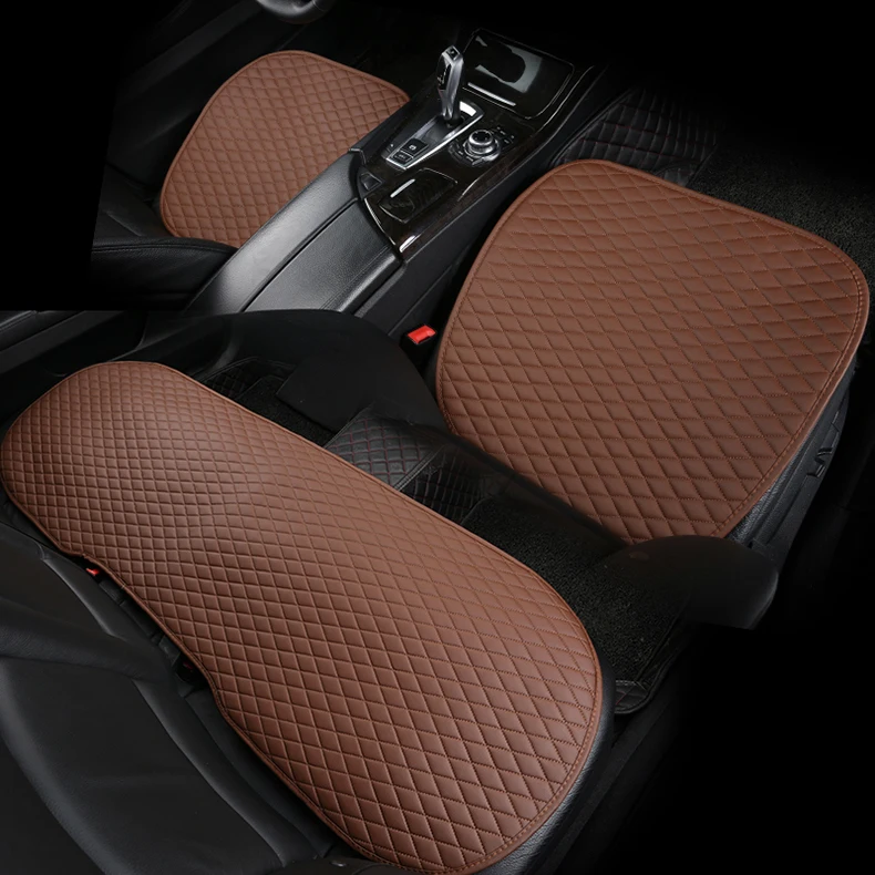 Кожаная подушка на сиденье автомобиля чехол для skoda octavia a7 fabia rapid kodiaq mini cooper