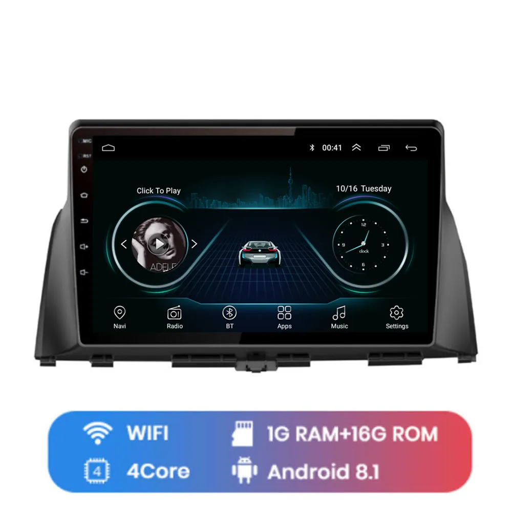 4G LTE Android 8,1 для KIA optima K5 Мультимедиа стерео автомобильный dvd-плеер навигация gps радио - Цвет: WIFI (1G 16G)