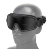 Lunettes tactiques militaires Protection UV, chasse randonnée cyclisme, lunettes Airsoft coupe-vent pour moto tir Cs Wargame ► Photo 2/6