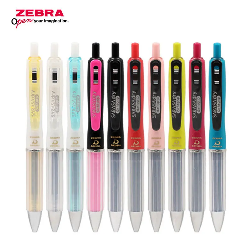 1pcs Japan Zebra Press Gel Pen Jjz49 Air Cushion Black Pen Student