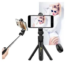 Раздвижные селфи палки монопод Штатив для сотового телефона+ Bluetooth пульт дистанционного спуска затвора Складная селфи палка с зеркалом