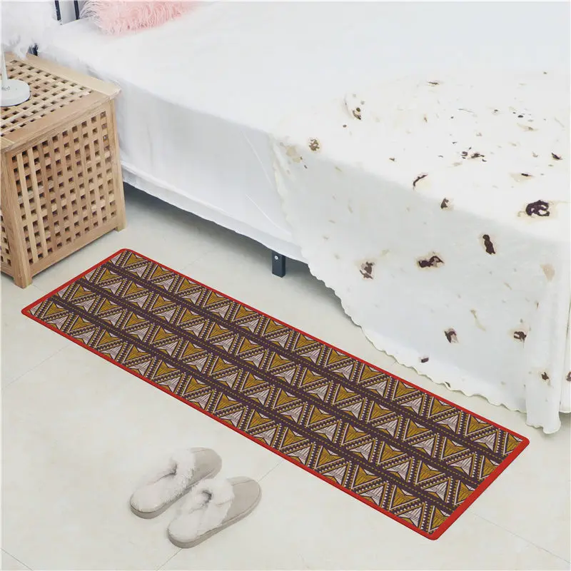 Стеганые геометрические длинные коврики коврик у входной двери ПВХ мягкие коврики для ванной комнаты напольный дверной коврик для спальни кухонный ковер кровать передний ковер - Цвет: 6