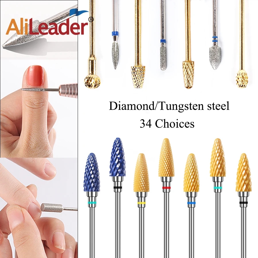 Alileader Nail Draill For Electric Drill Ceramic Drill Nail For Nail Art Instrument Safe Cutter For Cutter Manicure