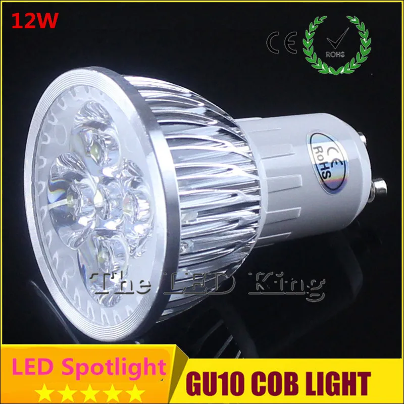 10x GU10 led 9W 12W 15W gu 10 диммируемая Светодиодная лампа Точечный светильник 220V 110V самый