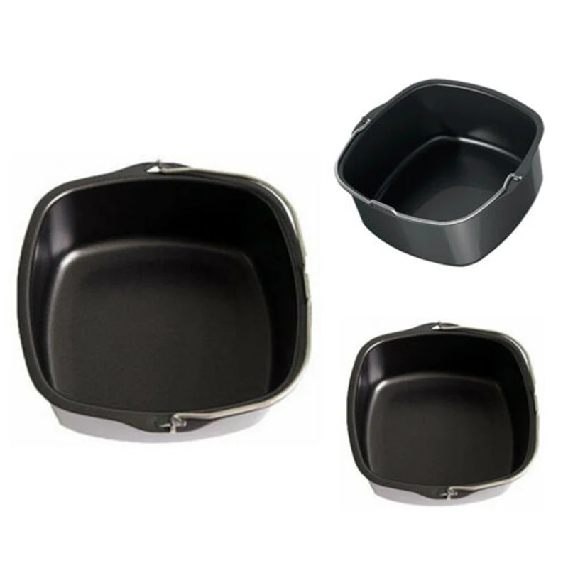 

Airfryer Cake baking basket Stainless Steel Container Pan For Philips HD9925 HD9232 HD9233 Non Stick Cake baking basket Holder