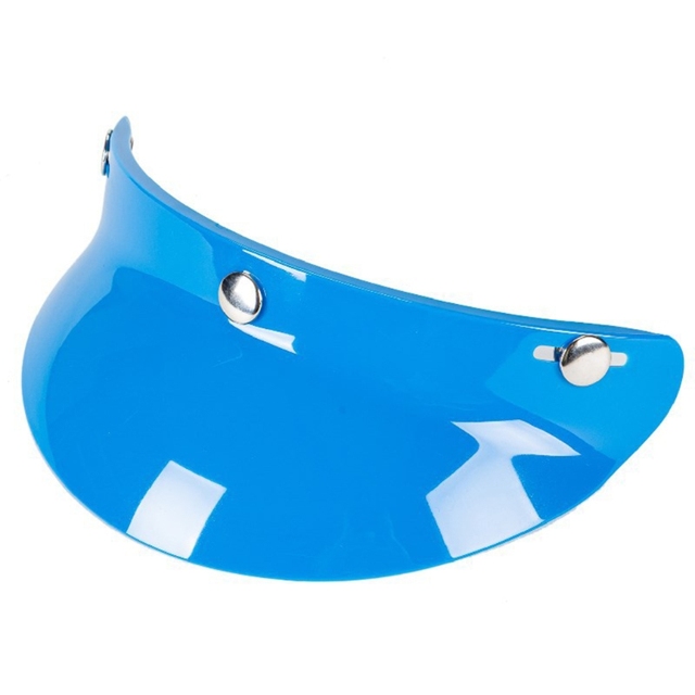 3/4 Open Face Helmet Visor Sun Shade Protector for 3-snap Retro Motorcycle Helmet Accessories
