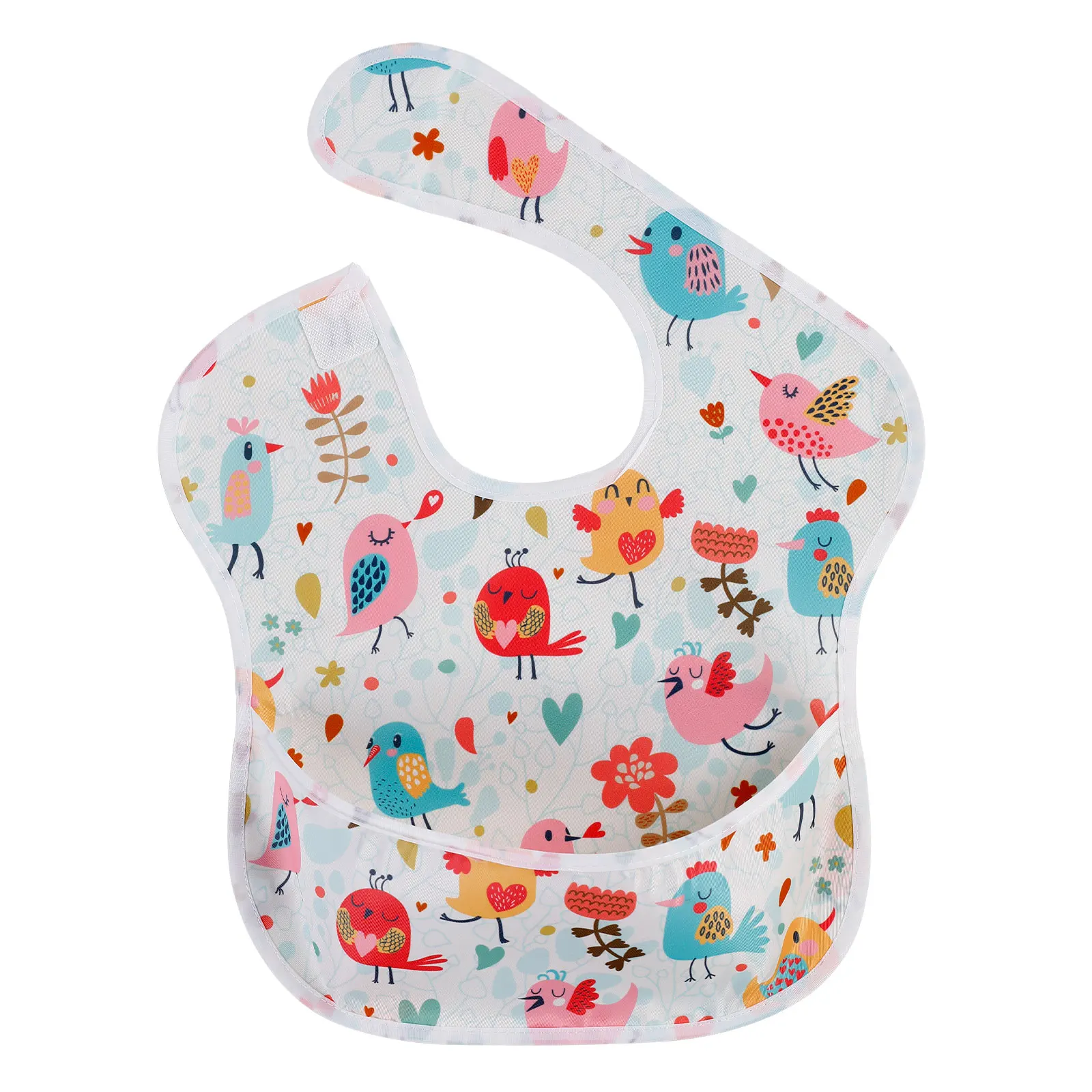 cheap baby accessories	 Waterproof Baby Bibs 100% Polyester TPU Coating Feeding Cloth Bibs Washable Cartoon Baby Bibs With Food Catcher for Babies Towel child safety seat Baby Accessories