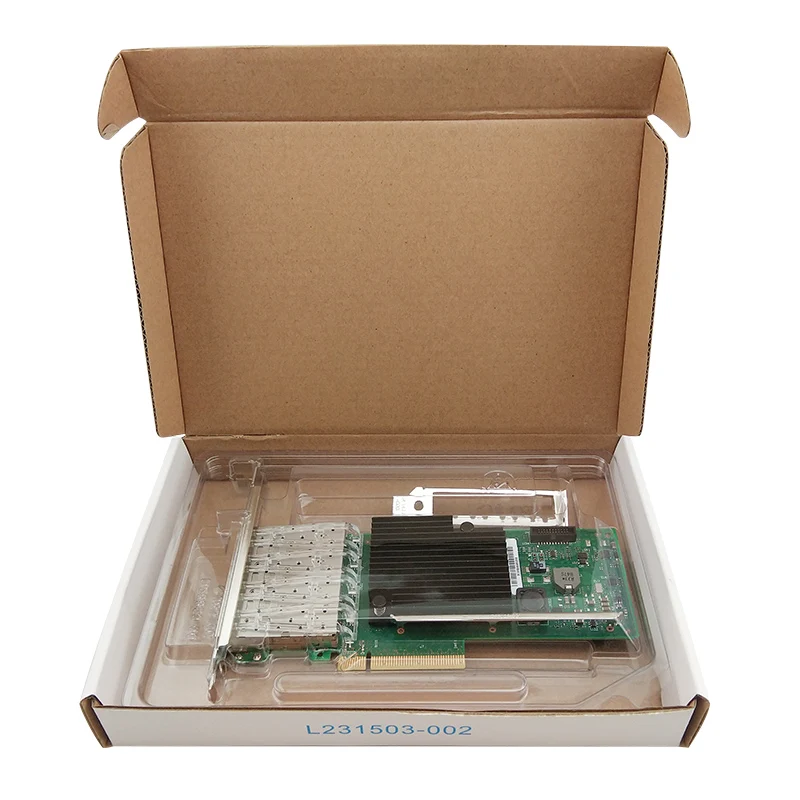 X710-DA4 Ethernet конвергентный сетевой адаптер 4 Порты и разъёмы для программирования в производственных условиях+ 10 Гб PCI-e3.0 карты контроллера