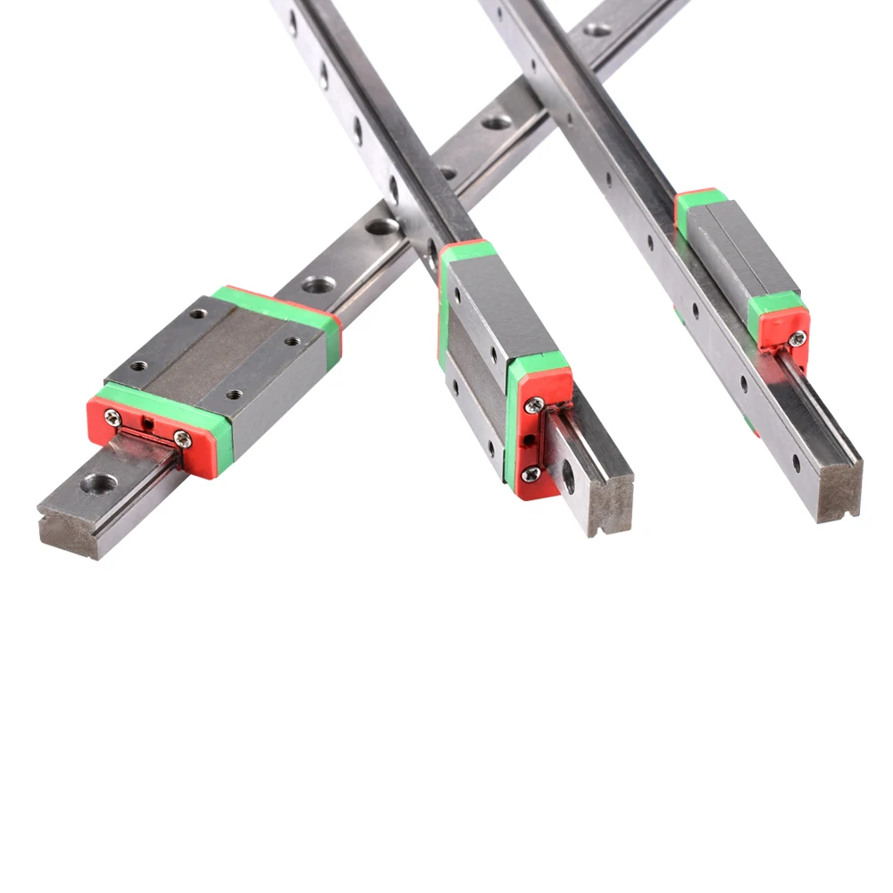 Цена 3D принтеры Запчасти ось линейная направляющая 12 мм MGN12H 400 450 600 1000 1500 мм линейная рельса с линейным перевозки для принтер Delta