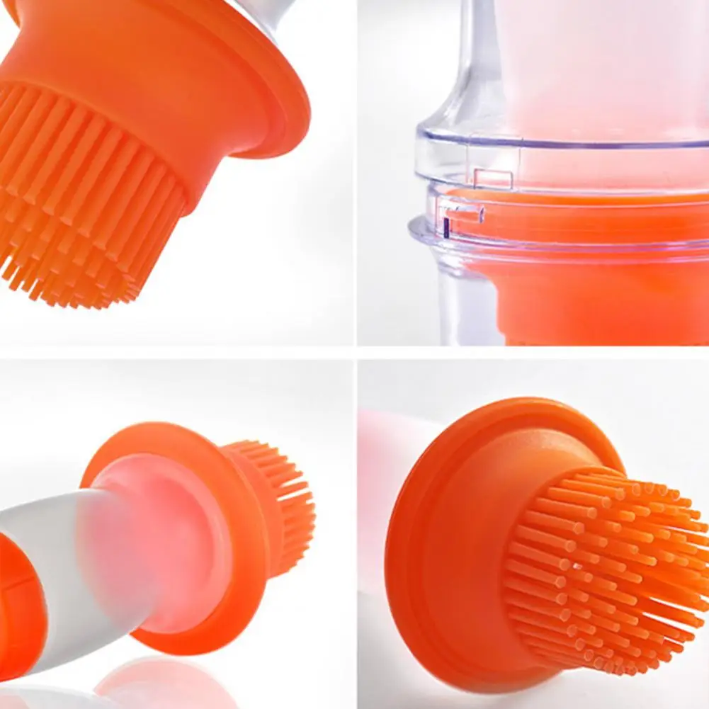 Oil Brush Multifunctional Durable Heat Resistant Silicone Creative Grill Oil Bottle Kitchen Barbecue