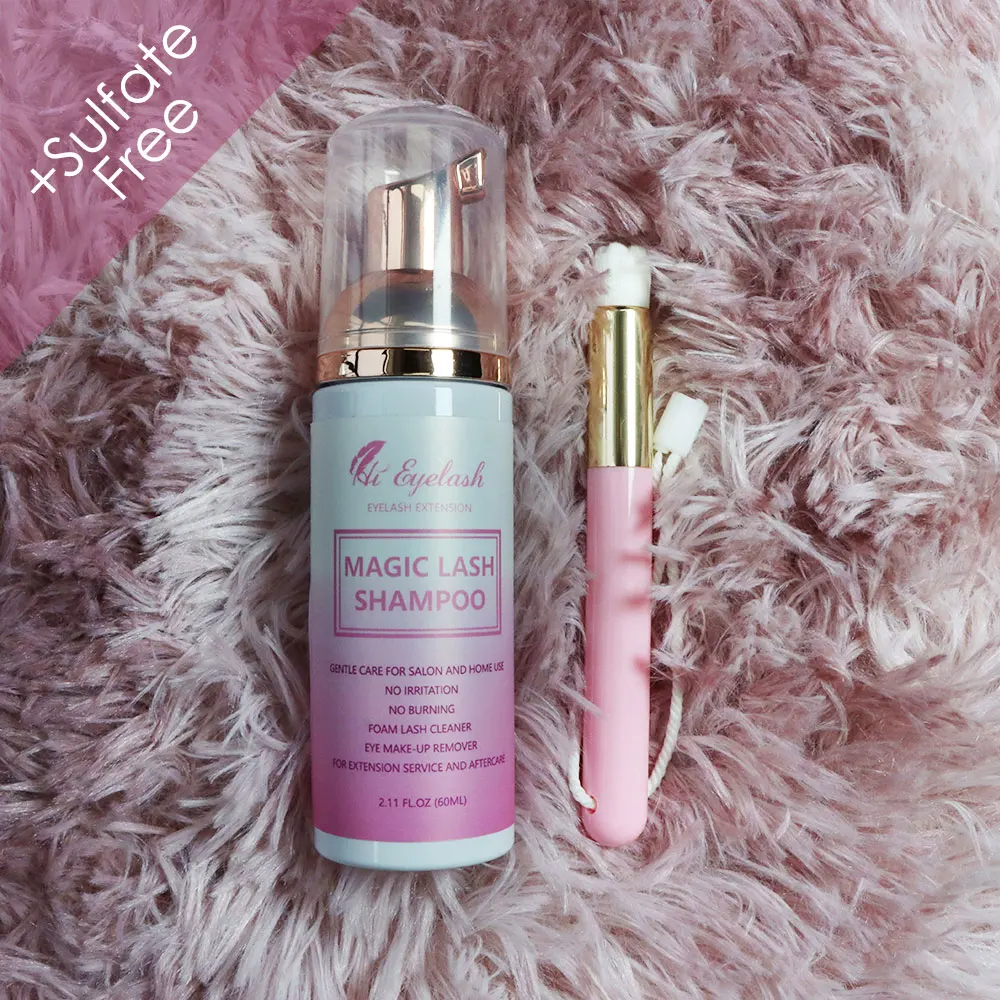 60ml Lash Bath Eyelash Shampoo Cleanser Foam Private Label Korea Eyelashes Extension Shampoo And Brush Kit Cleanser Pump Design - AliExpress Beauty & Health
