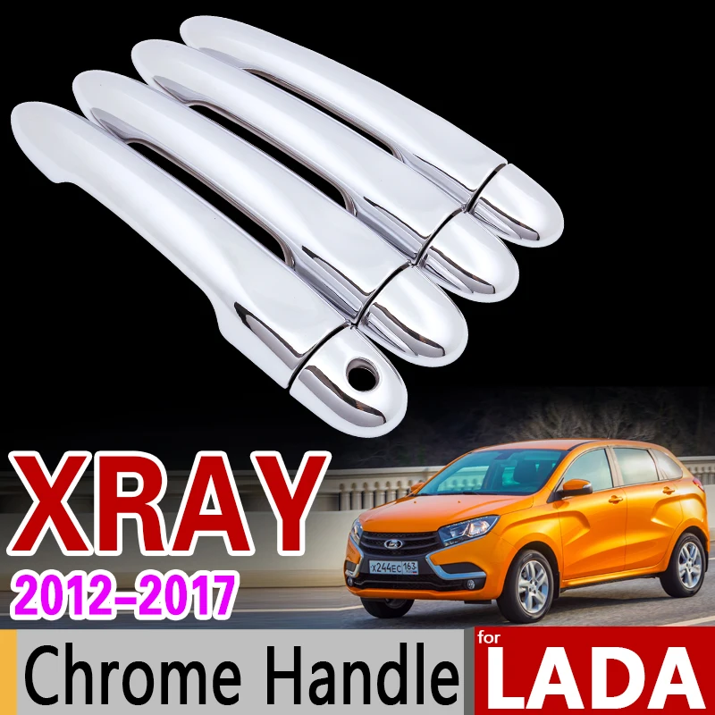 

подходит для LADA XRAY кроссовер хром ручки крышки Набор триммеров 2015 2016 2017 2018 Никогда не ржавеет аксессуары наклейки car styling