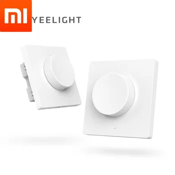 

Original Xiaomi Mijia Yeelight Smart Dimmer Switch Intelligent adjustment Off light still work 5 in 1 control Smart switch