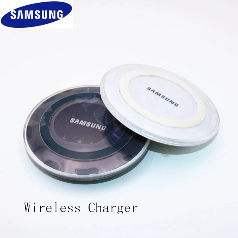 

Original Samsung QI Wireless Charger For Galaxy S7 S6 EDGE S8 S9 S10 Plus Note 4 5 Iphone 8 X XS XR Genuine Adapter Charge Pad