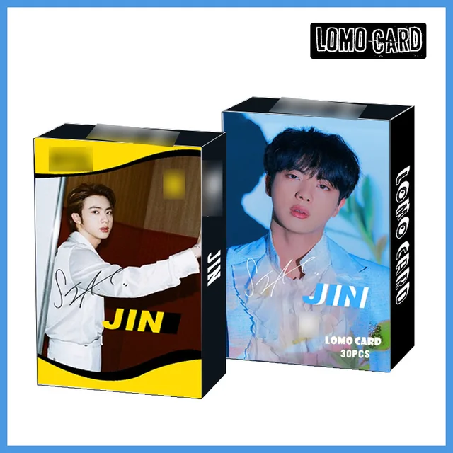 30pcs/box Kpop Stray Kids Lomo Card Set Photocard Photo Print Album Photocard Korean Fashion Cute Boys Poster Picture Fans Gifts JIN