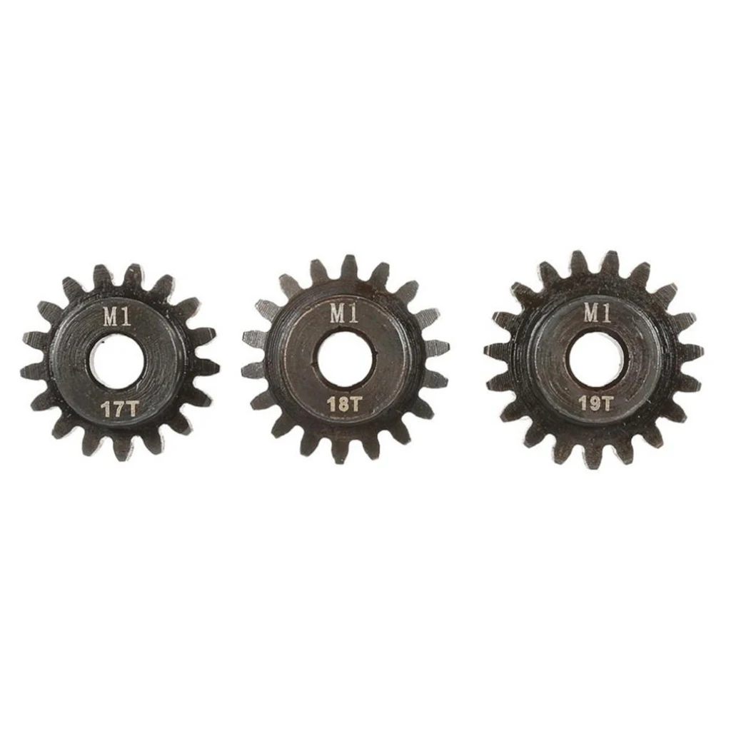 M1 17T 18T 19T Pinion Motor Gears for 1/8 RC Buggy Car Monster Truck Parts