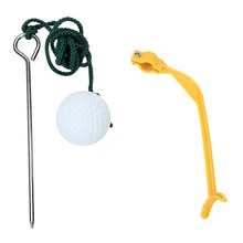 Гольф взмах практическое руководство для начинающих жест выравнивания+ веревка мяч для гольфа