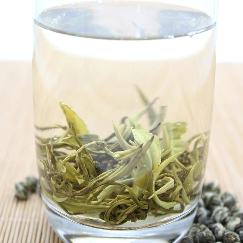 Свежий жасминовый чай натуральный органический Премиум Жасмин Зеленый чай Жасмин Дракон жемчуг аромат для похудения цветок чай кунг-фу еда