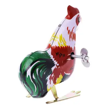 

Classic Mini Clockwork Animal Cock Chick Children Wind Up Kids Educatinal Toys