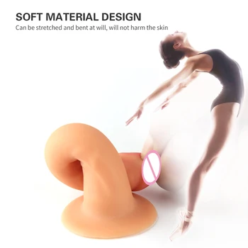 Mini Simulation Dildo Lifelike Penis With Powerful Suction Cup Female Masturbation Tool G-spot Vagina Stimulator Adult Products 3