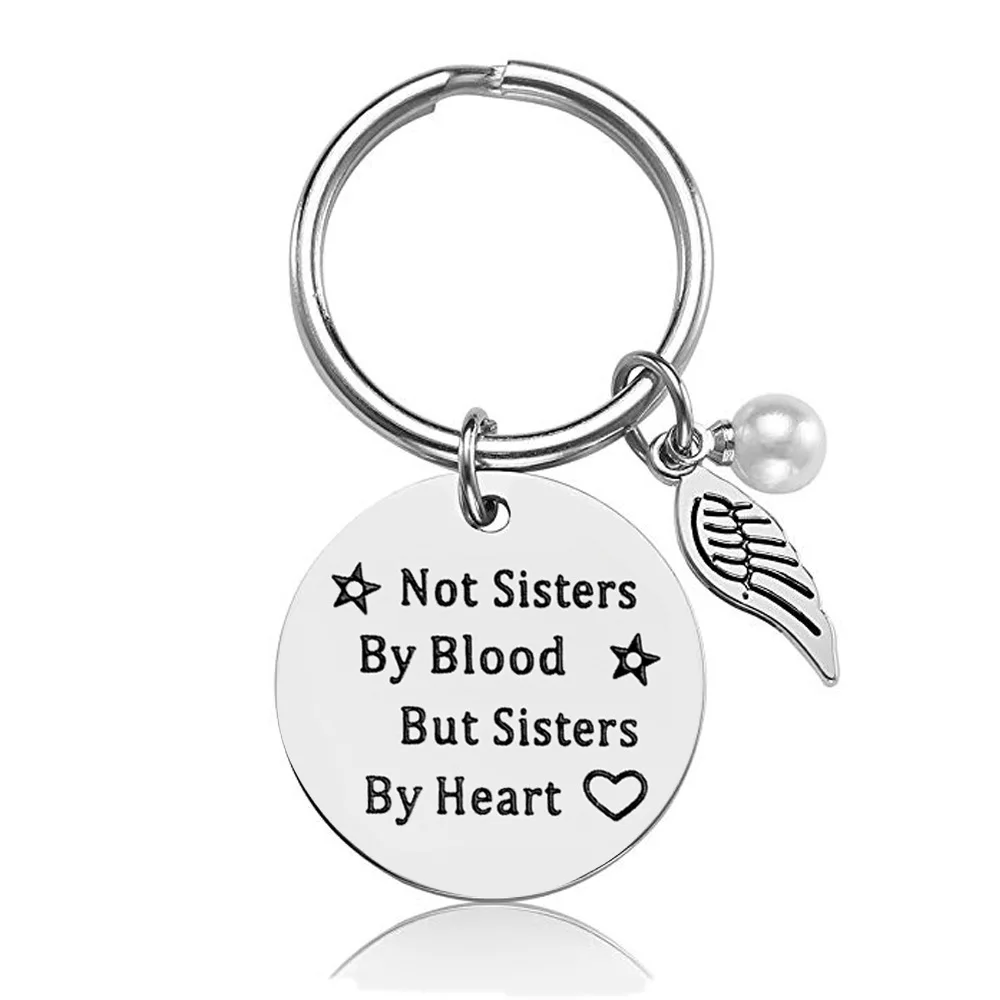 Stainless Steel Key Chain Baby Shower Wedding Bridal Party Favors Souvenirs Gift 