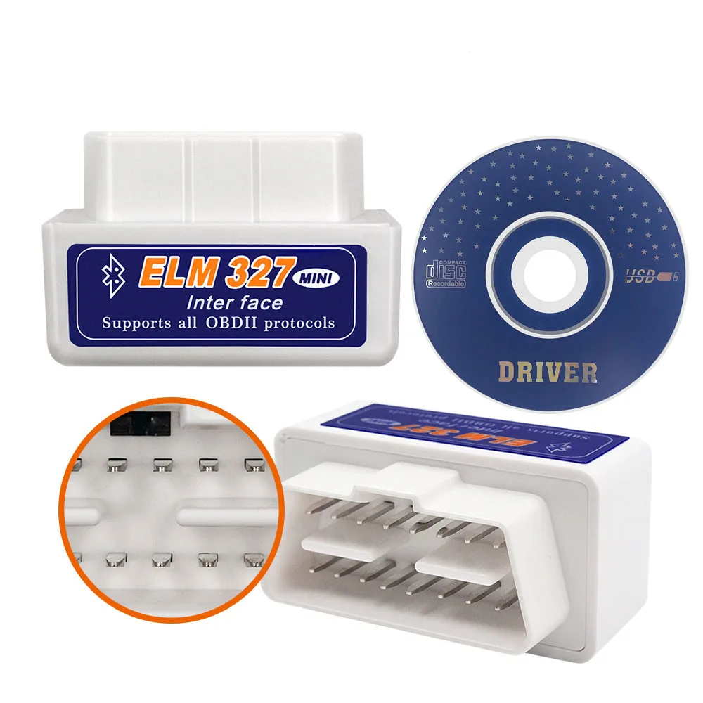 

Universal Car Diagnostic Tool Elm327 Bluetooth OBD2 V2.1 Android IOS PC OBDII Scanner Adapter For Peugeot Citroen C3 C4 C5 C6 C2