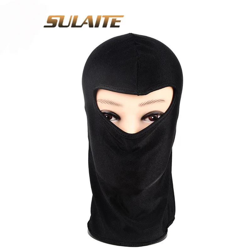 

SULAITE Men Black Balaclava Cycling Face Mask Windproof Face Mask Motorcycle Face Mask Bike Skiing Military Tactical Paintball