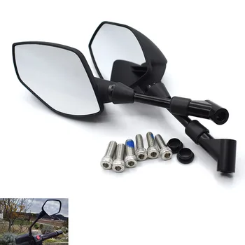 

Universal 8mm 10mm Motorcycle Convex Rear View Mirror black For Honda CBR250 VT250 Hornet250 Jade250 CB400 CBR400