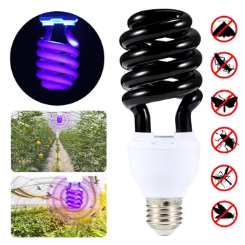 

220V E27 40W Ultraviolet UV Bulb Energy Saving Black Lamps Lighting Disinfection Bactericidal Lamp Ozone Sterilizer Mites Lights