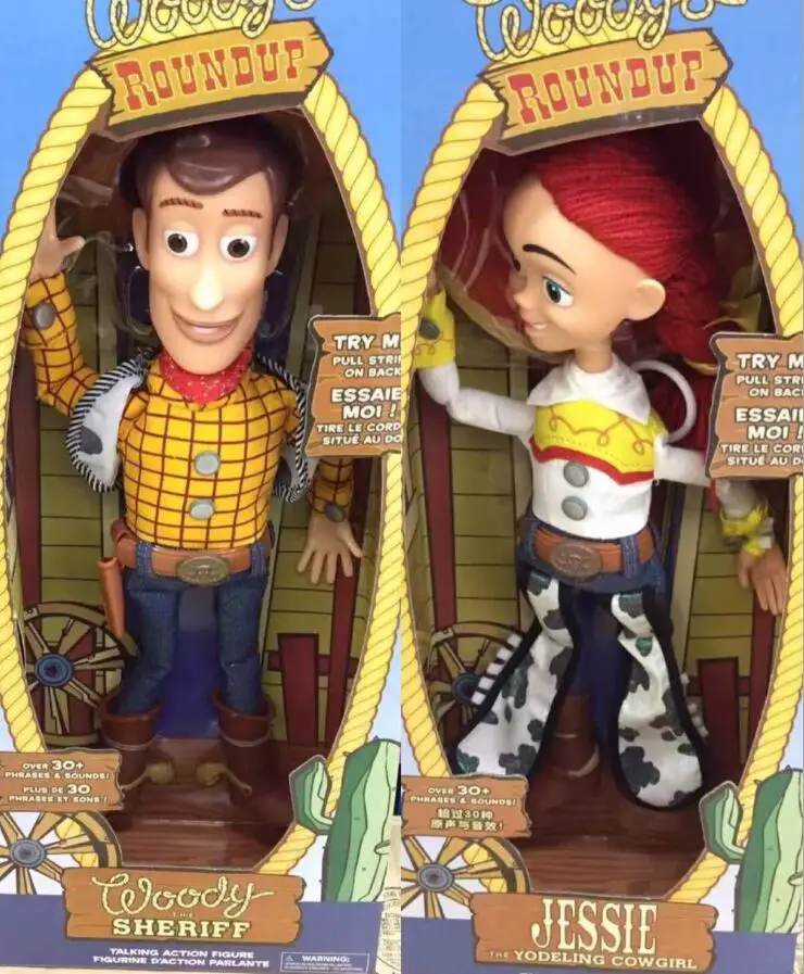Talking woody Jessie PVC Action Toy Figures Model Toys Children Birthday Gift Collectible Doll | Игрушки и хобби