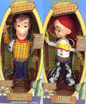 

Toy Story 3 4 Talking woody Jessie PVC Action Toy Figures Model Toys Children Birthday Gift Collectible Doll