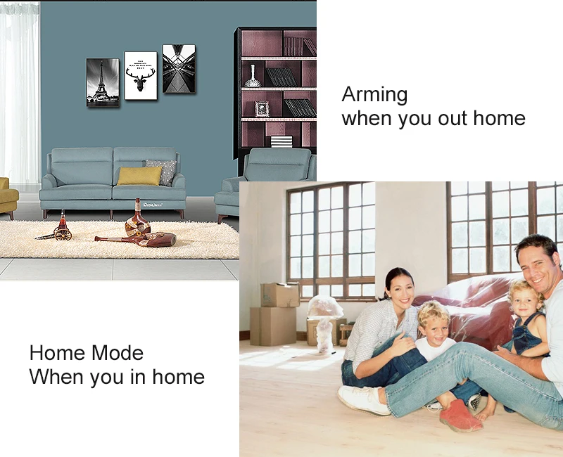 arm & home armed