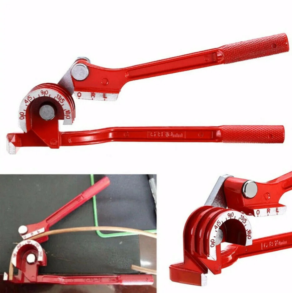 Car 180° Pipe Bending Tool Tube Bender Air Condition AC Brake Fuel Line Curving Plier | Автомобили и мотоциклы
