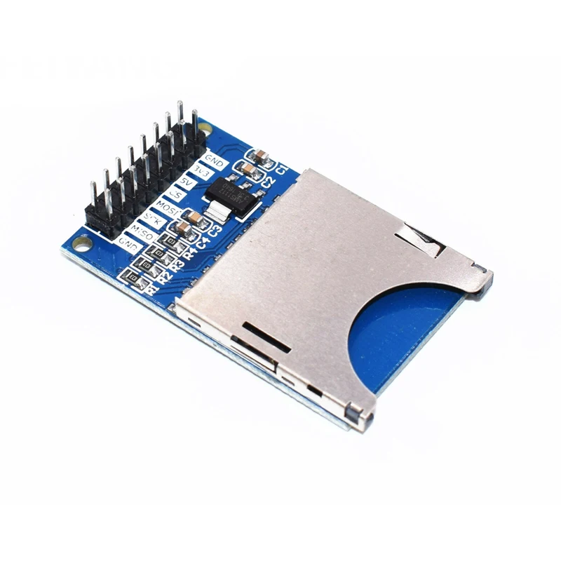 DIY SD карты чтения и записи модуль считывателя разъема слота для Arduino ARM MCU SPI
