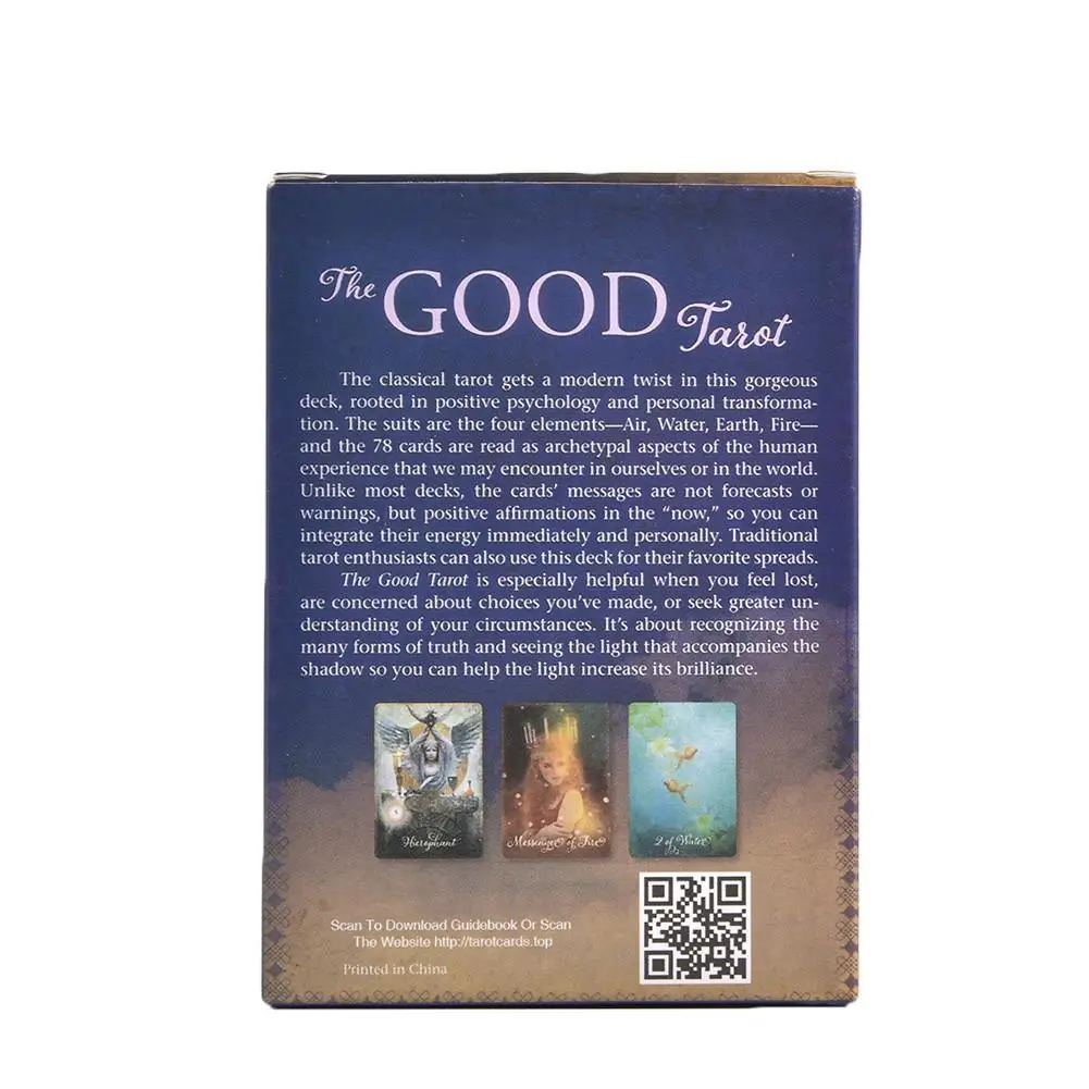 The Good Tarot Cards Colette Baron Reid 78 карточная колода и книга для родителей детей