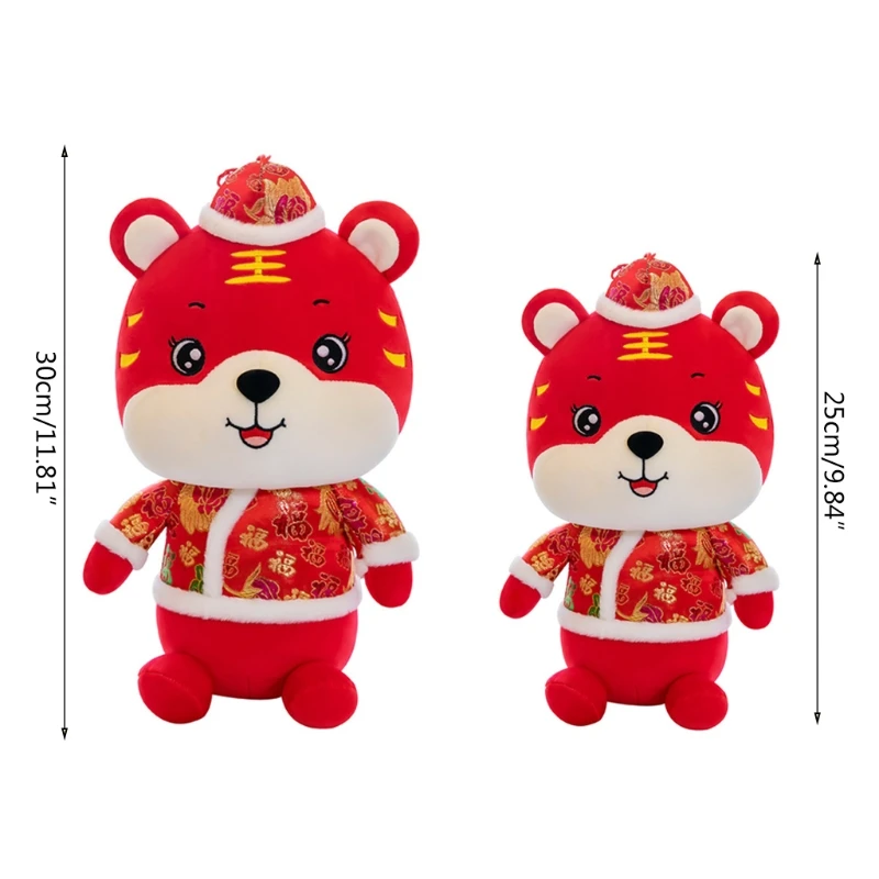 Талисман с тигром плюшевая игрушка кровать/диван декоративные аксессуары