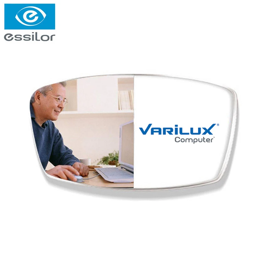 Essilor Varilux линзы для работы за компьютером(добавить+ 1,50-2,50) прогрессивные офисные линзы(Макс промежуточное видение для работы - Цвет линз: Crizal A3