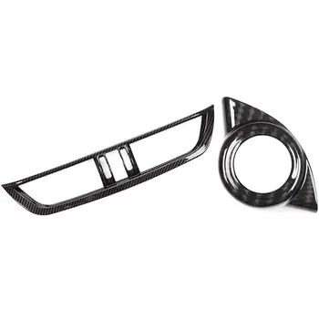 

Center Console Air Conditioning Outlet Vent Frame for Alfa Romeo Giulia 2017 & Start Engine Stop Cover