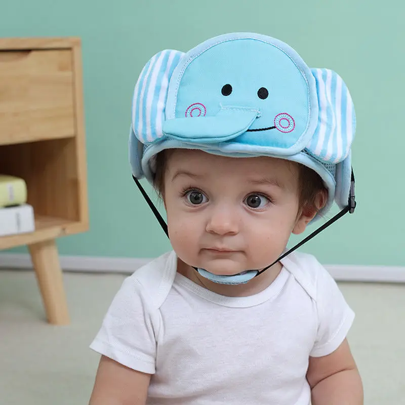 Brand New Infant Baby Safety Helmet Head Protection Toddler Kids Adjustable Soft Head guard Cap Animal Ventilate Safety Hat