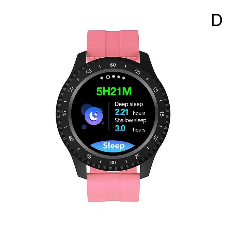 Умные часы F17, браслет, измеритель пульса, артериального давления, трекер, спортивные, фитнес, шагомер, Bluetooth 4,0, мужские смарт-часы для IOS Andorid - Цвет: D